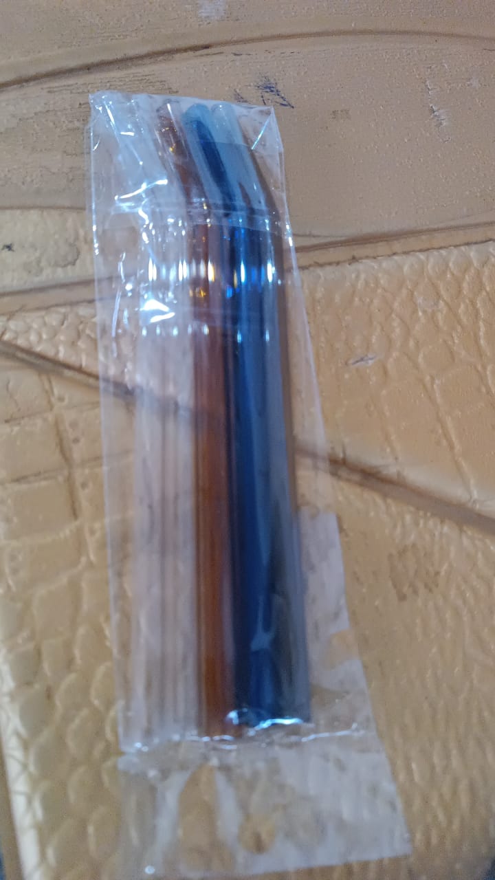 Reusable Glass Straws Clear Glass Drinking Straw (5 pcs Set) Reusable Glass Straws Clear Glass Drinking Straw (5 pcs Set)